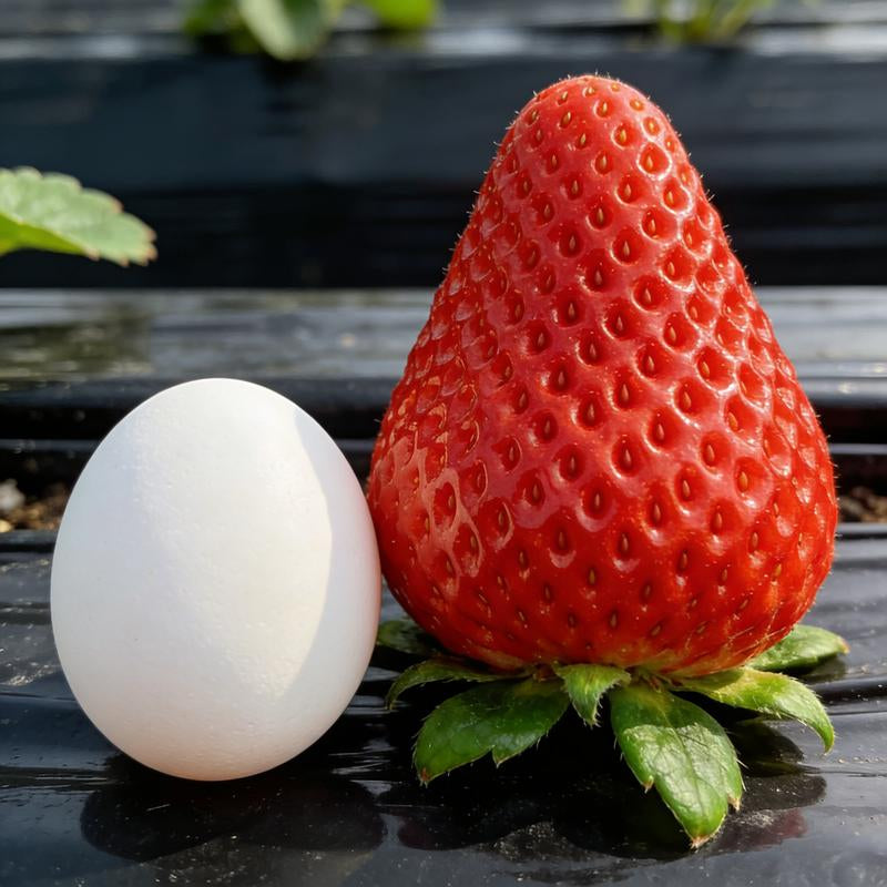 500 Cream Strawberry Seeds-Fruits Year-Round in Ldeal Temperatures, Great for Pots or the Ground, Indoors or Outdoors