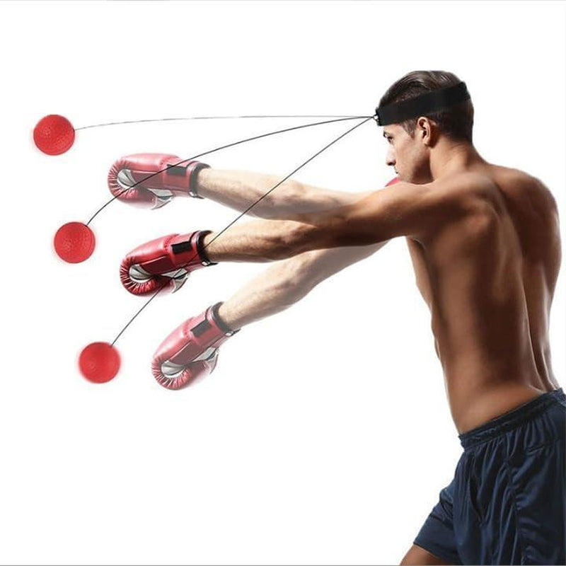 Boxing Reflex Ball Set with Adjustable Headband for Punching Practice, Interactive Boxing Ball, Improve Reaction Response ,Men Gifts Boxing Gear, Exercise Equipment