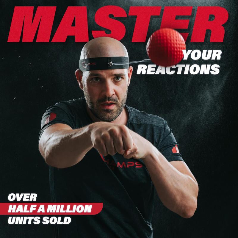 Boxing Reflex Ball Set with Adjustable Headband for Punching Practice, Interactive Boxing Ball, Improve Reaction Response ,Men Gifts Boxing Gear, Exercise Equipment