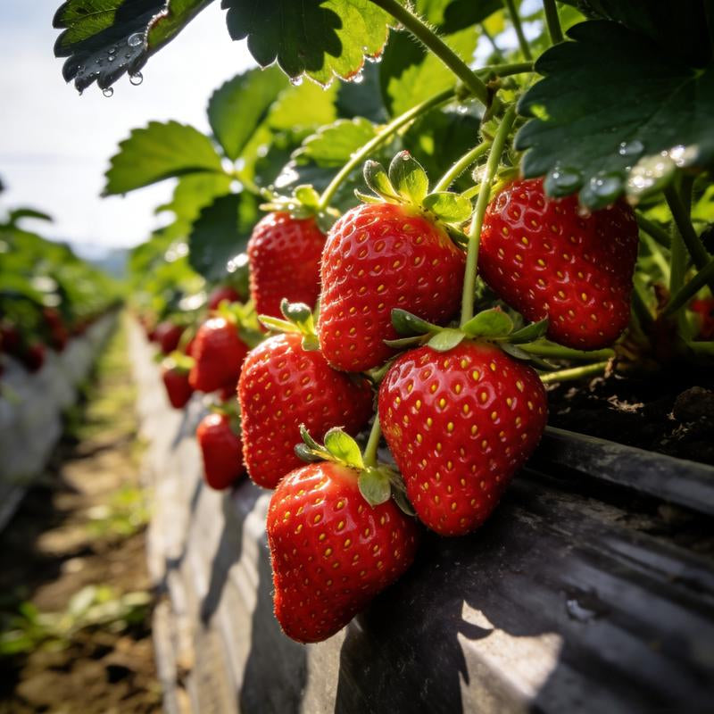 500 Cream Strawberry Seeds-Fruits Year-Round in Ldeal Temperatures, Great for Pots or the Ground, Indoors or Outdoors