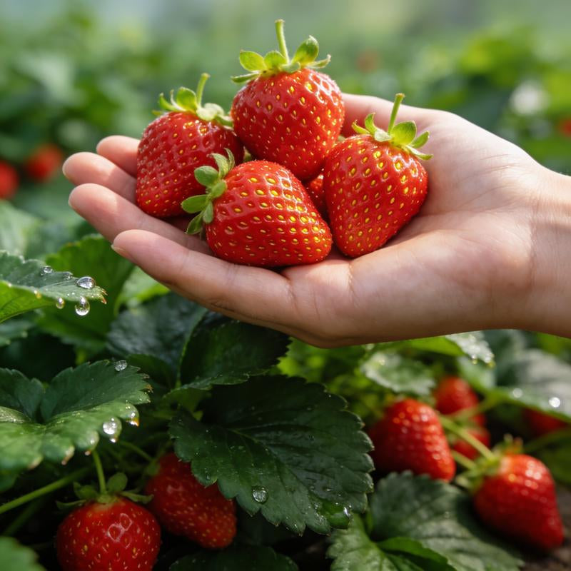 500 Cream Strawberry Seeds-Fruits Year-Round in Ldeal Temperatures, Great for Pots or the Ground, Indoors or Outdoors